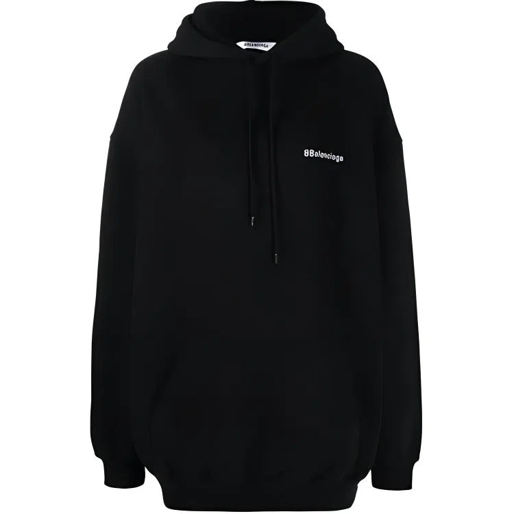 Balenciaga SS21 Hoodie Black