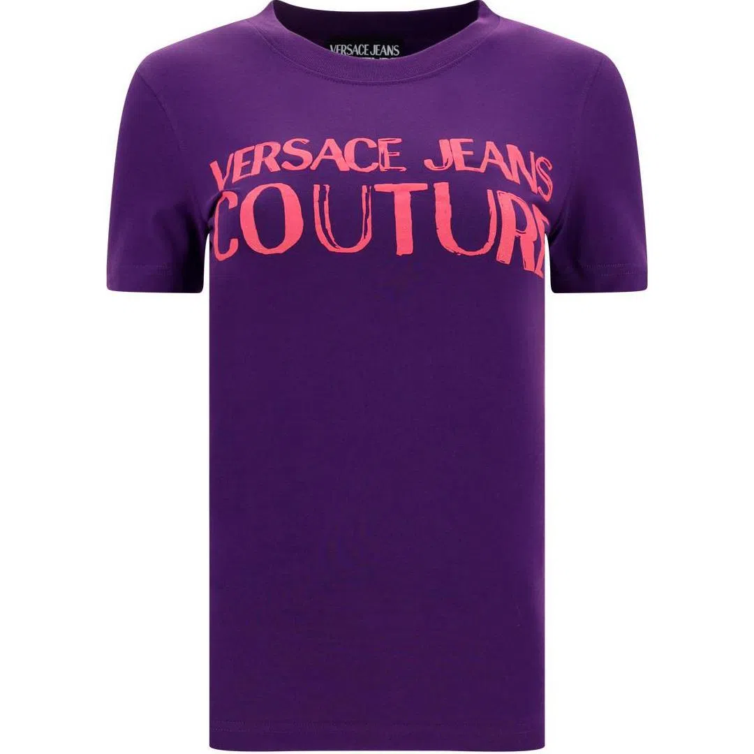 Versace Jeans Couture SS23 Purple T-Shirt