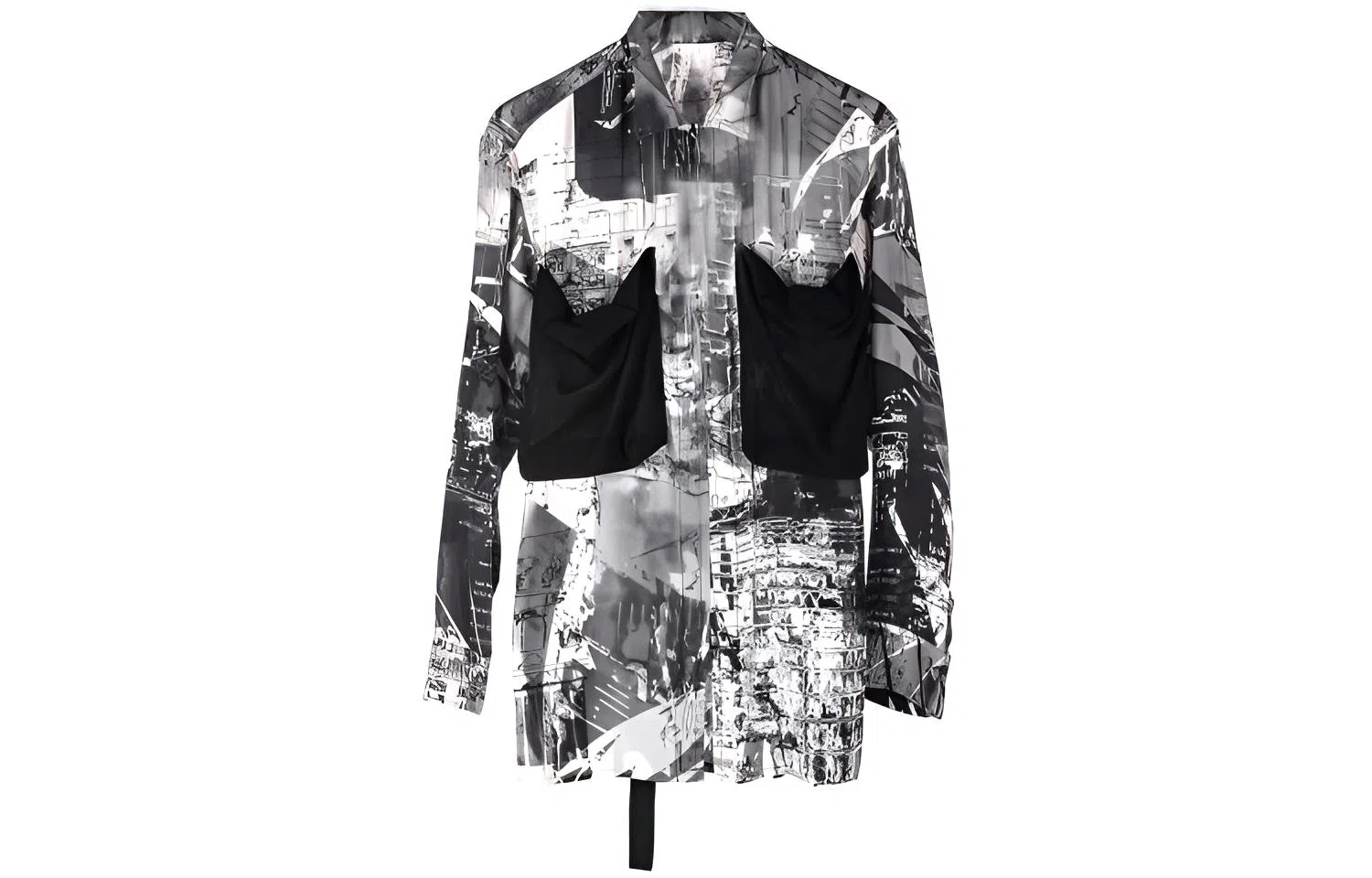 Yohji Yamamoto SS22 Irregular Dye Print Shirt