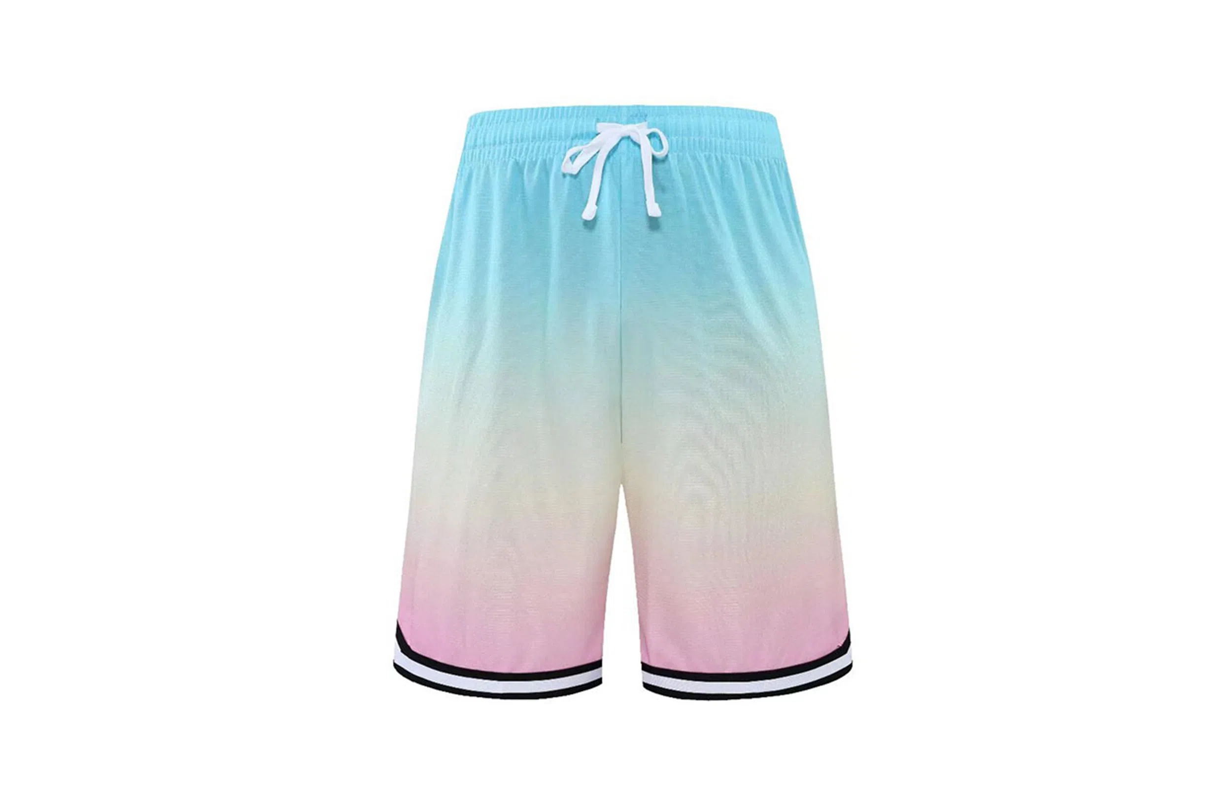 木林森 运动时尚渲染透气凉爽运动休闲短裤 男女同款