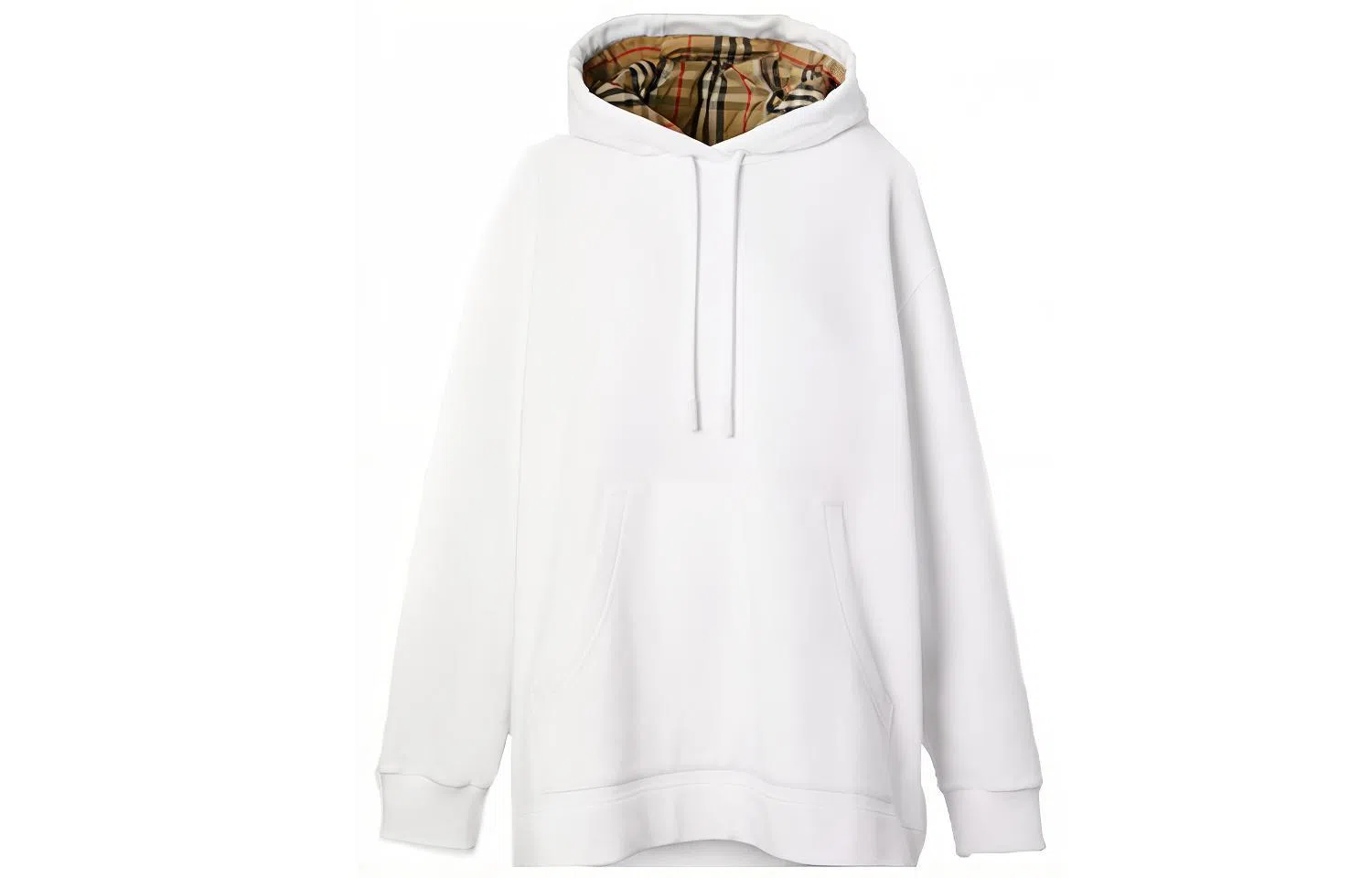 Burberry Hooded Sweatshirt White