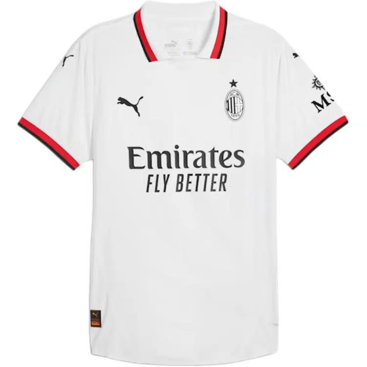 PUMA AC Milan Away Short Sleeve Football Jersey