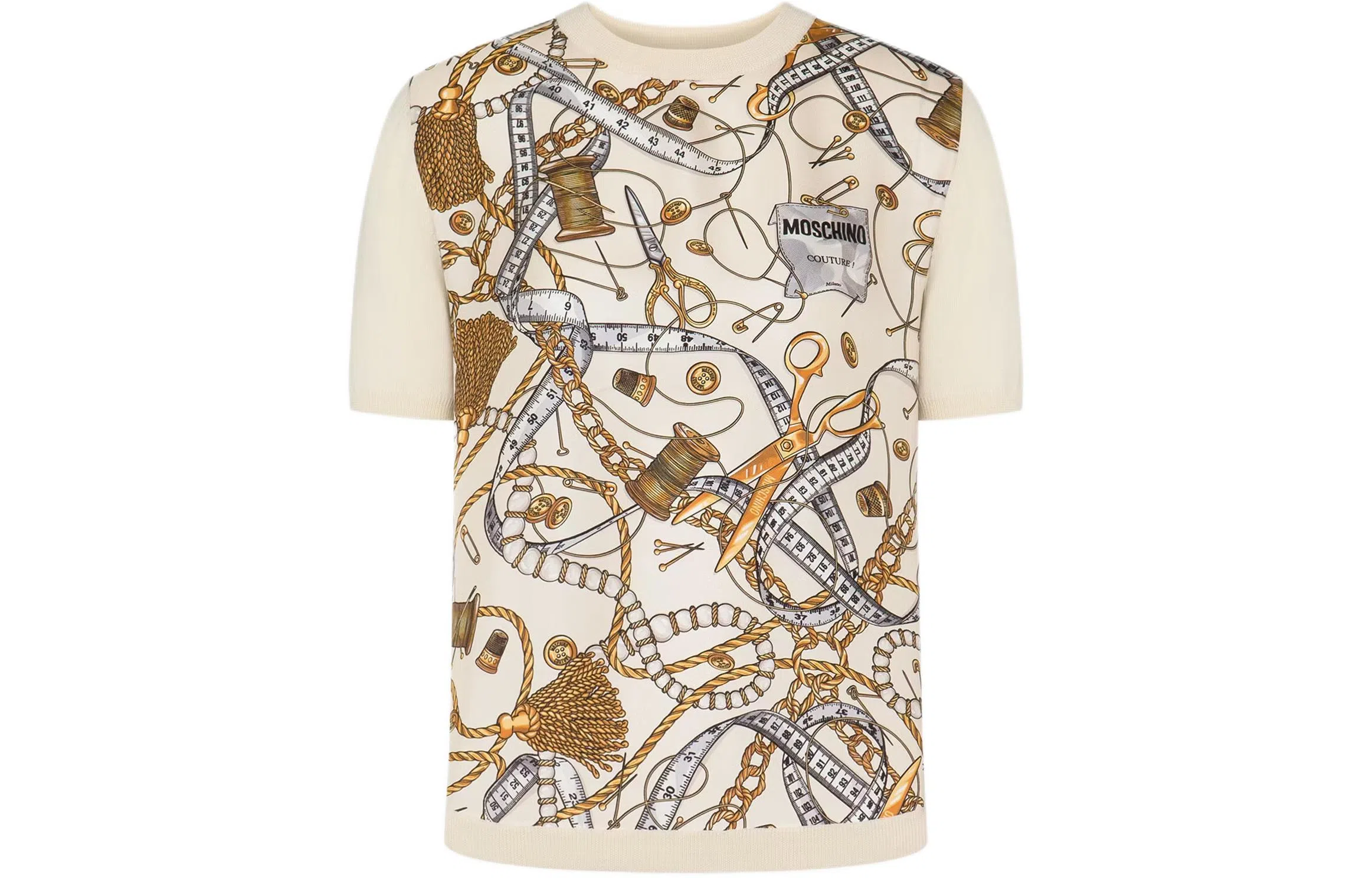 MOSCHINO Allover Sartorial Wool Jumper