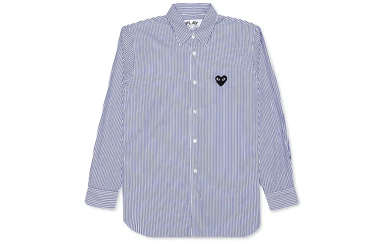 CDG Play Striped Shirt