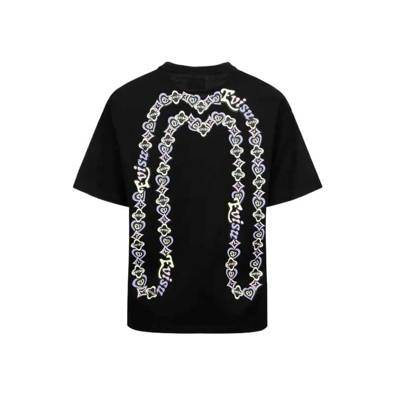 EVISU M Logo Tee Black