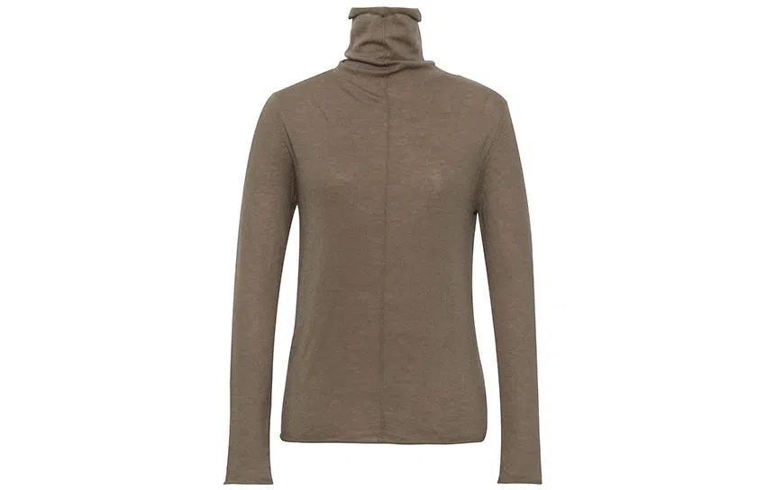 美洋 纯色堆堆领长袖针织衫 女款