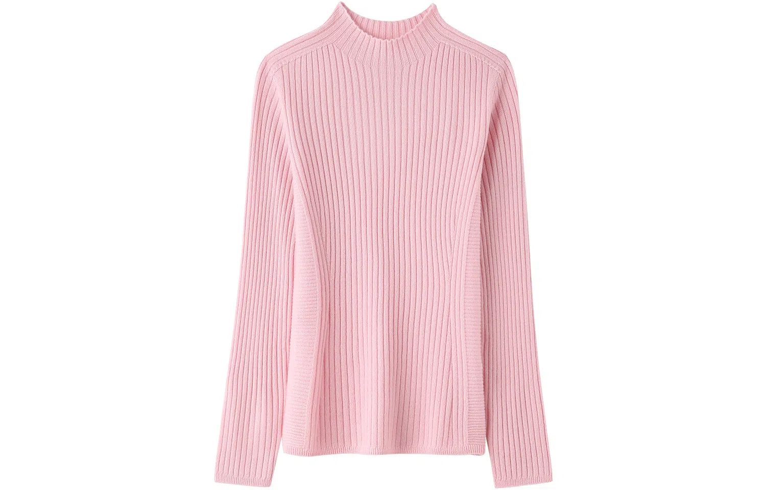 恒源祥 竖坑条修身羊绒衫 女款