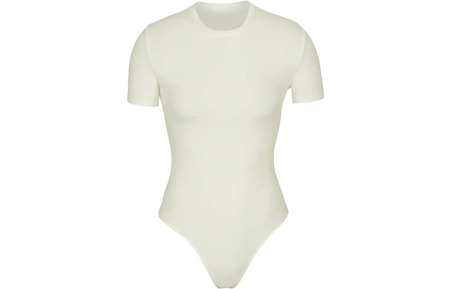 SKIMS Cotton Jersey Bodysuit Bone