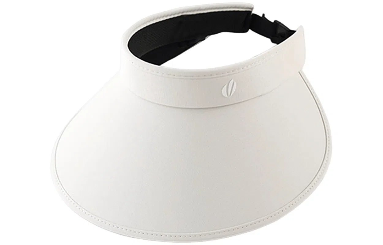 优幽兰 休闲百搭遮阳帽大檐户外黑胶空顶帽夏季韩系潮流防紫外线环绕式太阳帽显脸小 腈纶 防晒帽  女款