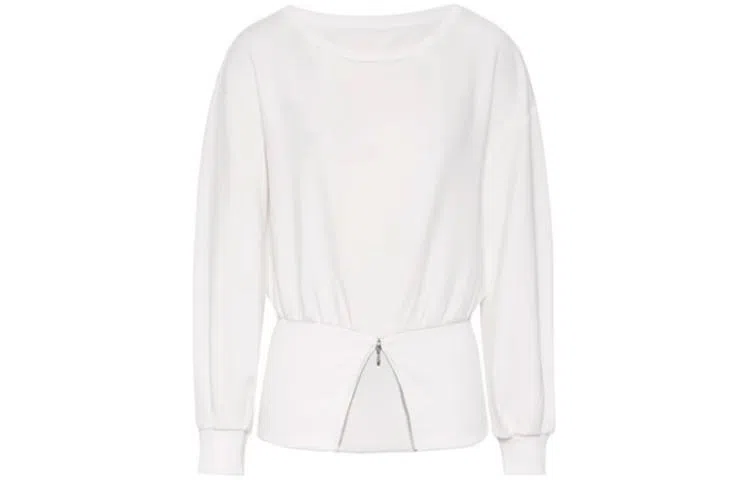 美洋 拉链开叉宽松圆领针织衫 女款