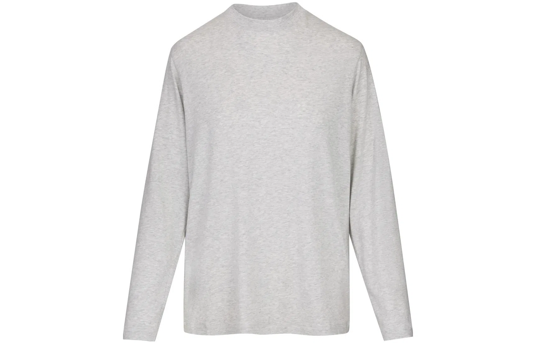 SKIMS Boyfriend Long Sleeve Tee Light Heather Grey