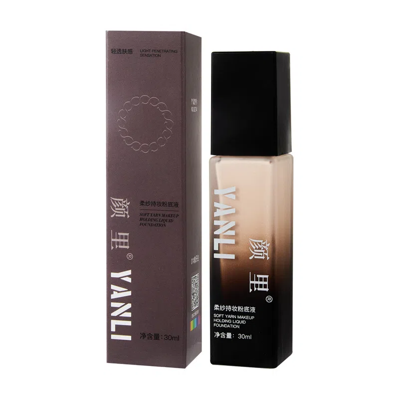 颜里 柔纱粉底液 防水彩妆修饰肤色