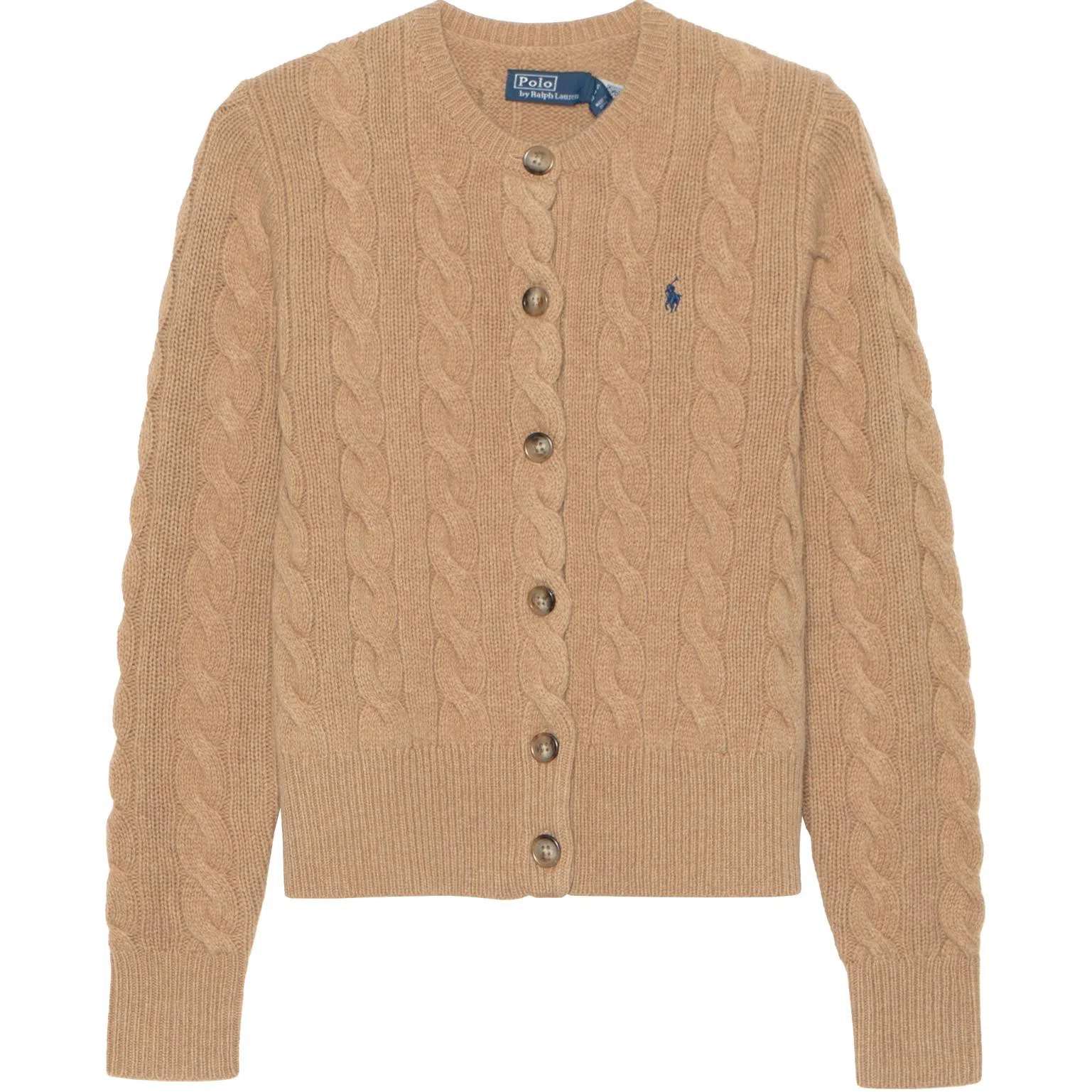 Polo Ralph Lauren Cable-Knit Wool-Cashmere Cardigan
