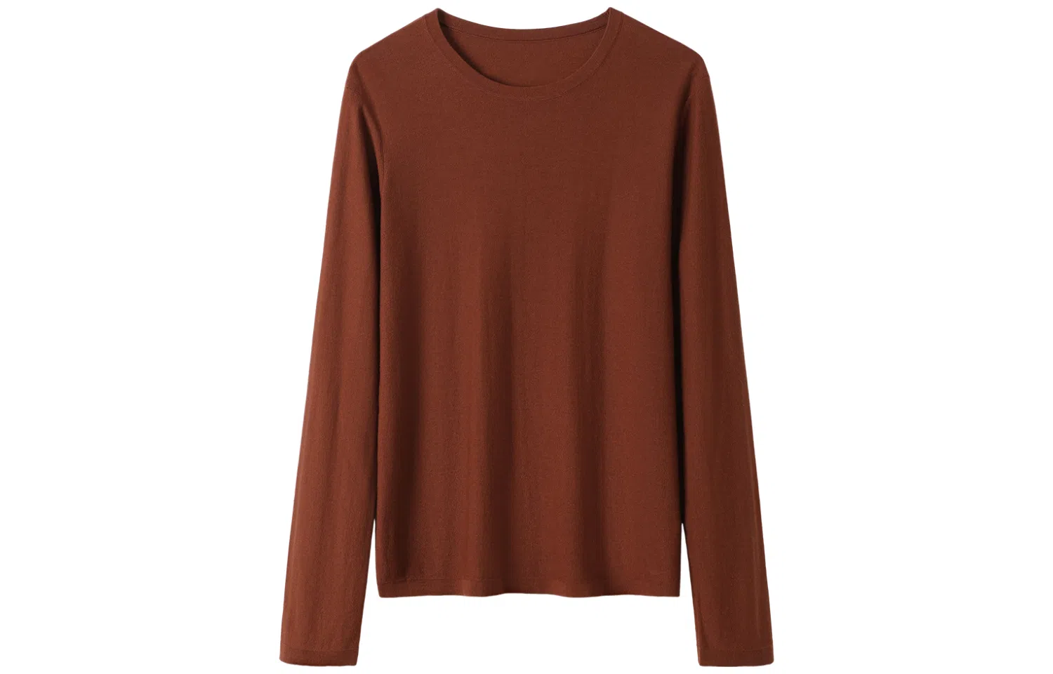 恒源祥 薄款纯色长袖圆领针织衫 女款