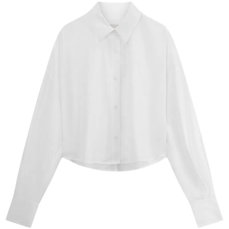 Calvin Klein Striped Cropped Shirt