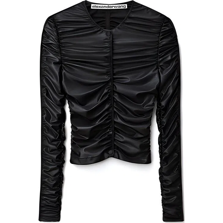 Alexander Wang SS22 Black Cardigan Jacket