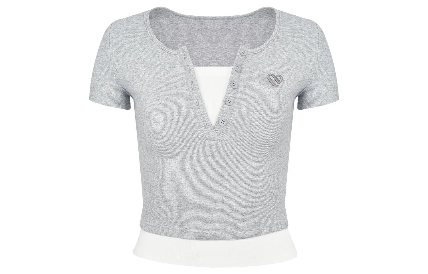 APEA V-Neck Layered T-Shirt Slim Fit