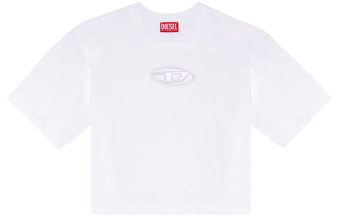 Diesel Logo Print T-Shirt White