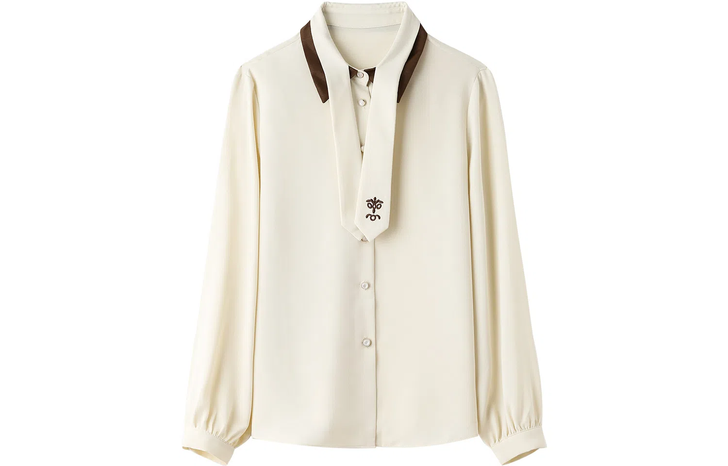 恒源祥 纯色休闲长袖衬衫 女款