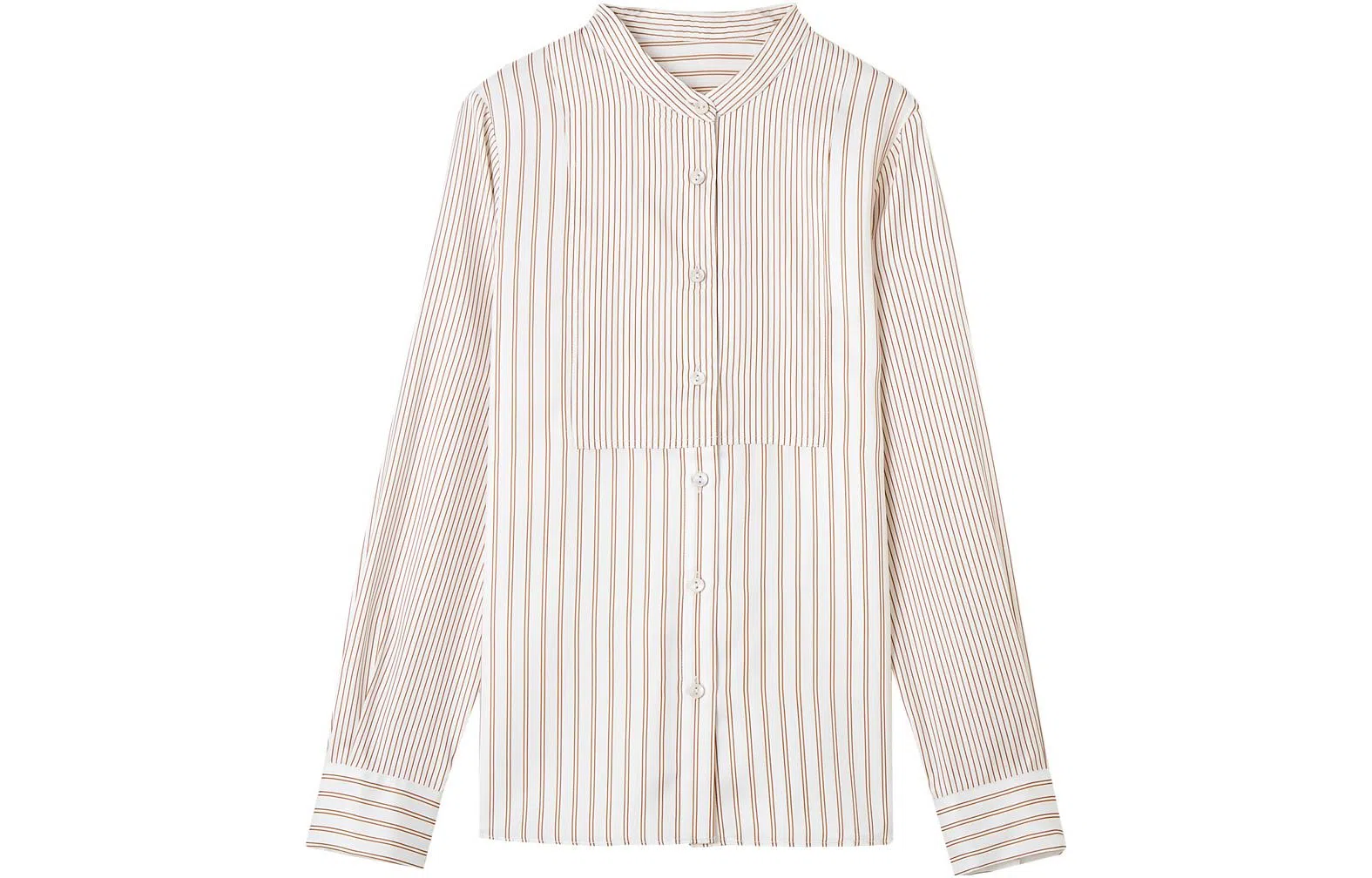 【dme】 立领条纹长袖衬衫 女款