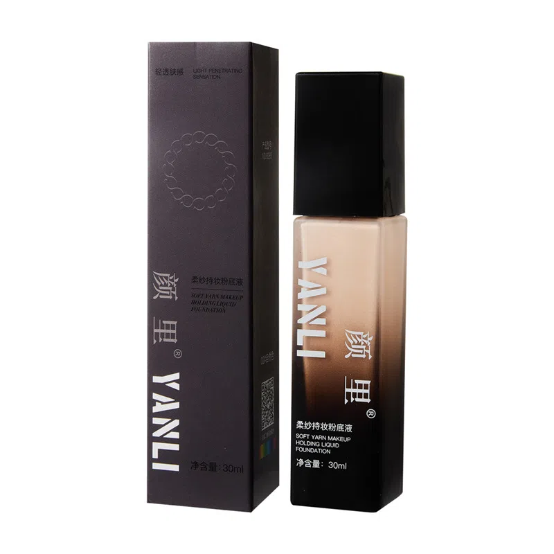 颜里 柔纱粉底液 防水彩妆修饰肤色