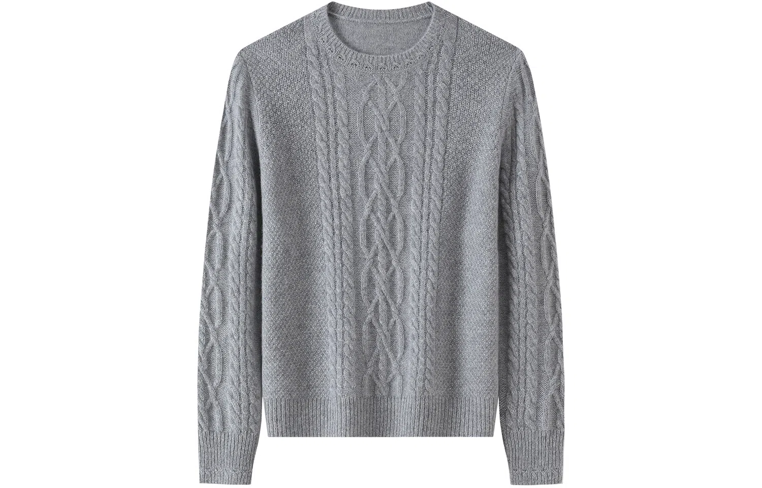 恒源祥 纯色绞花多巴胺减龄羊绒衫 女款