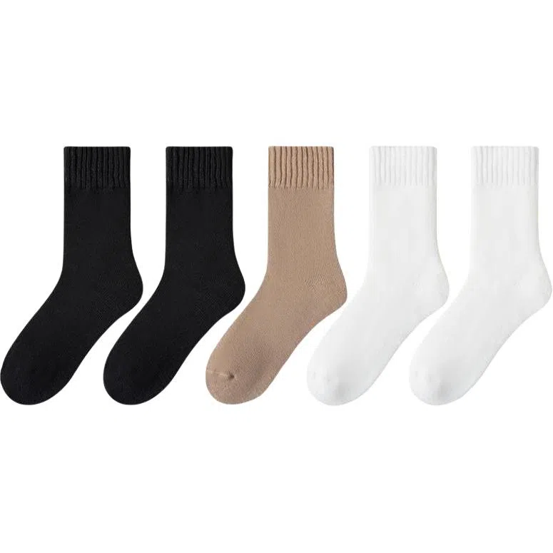 恒源祥 休闲透气舒适中筒袜 女款 组合装