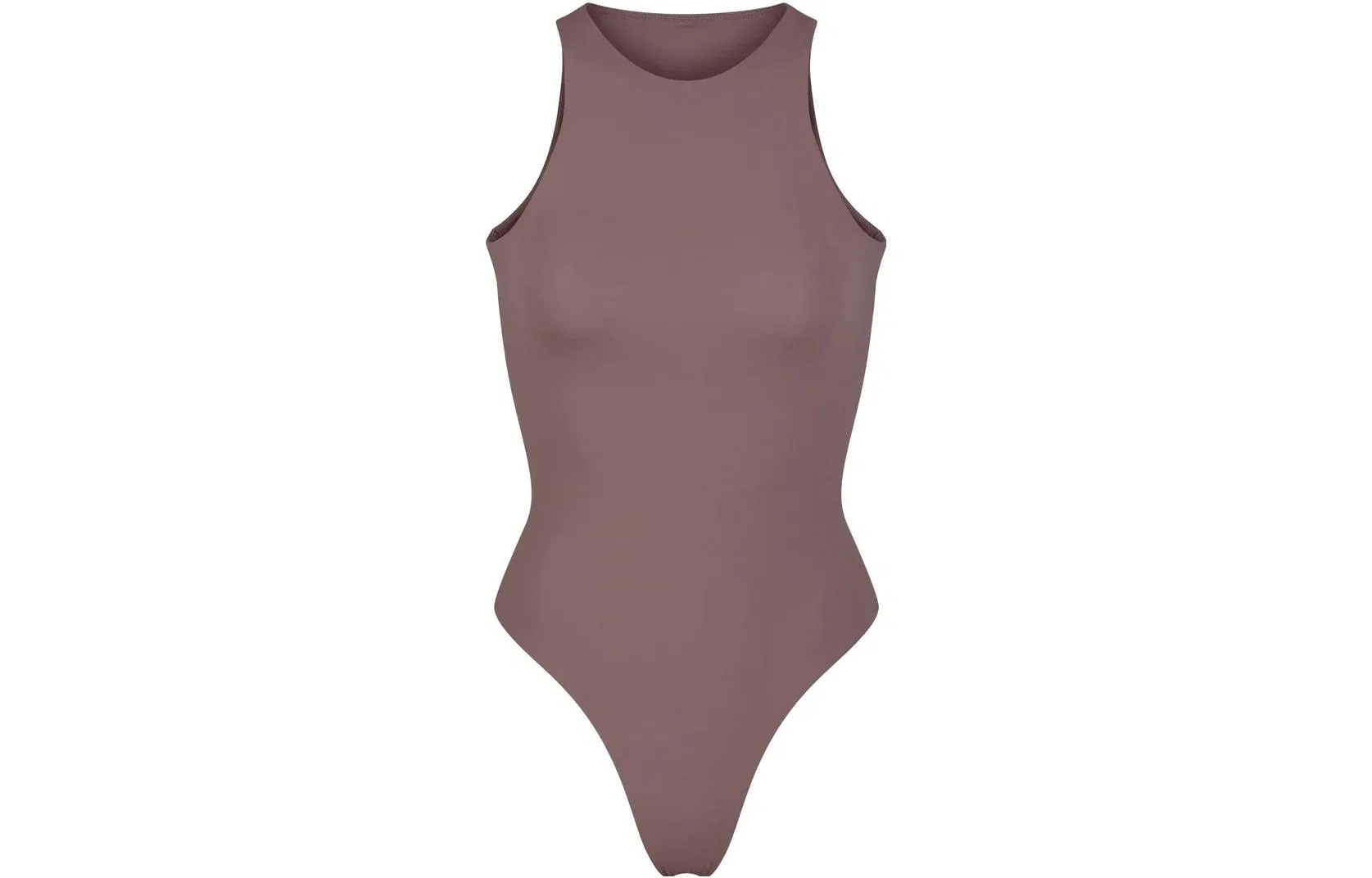SKIMS Fits Everybody High Neck Bodysuit Umber