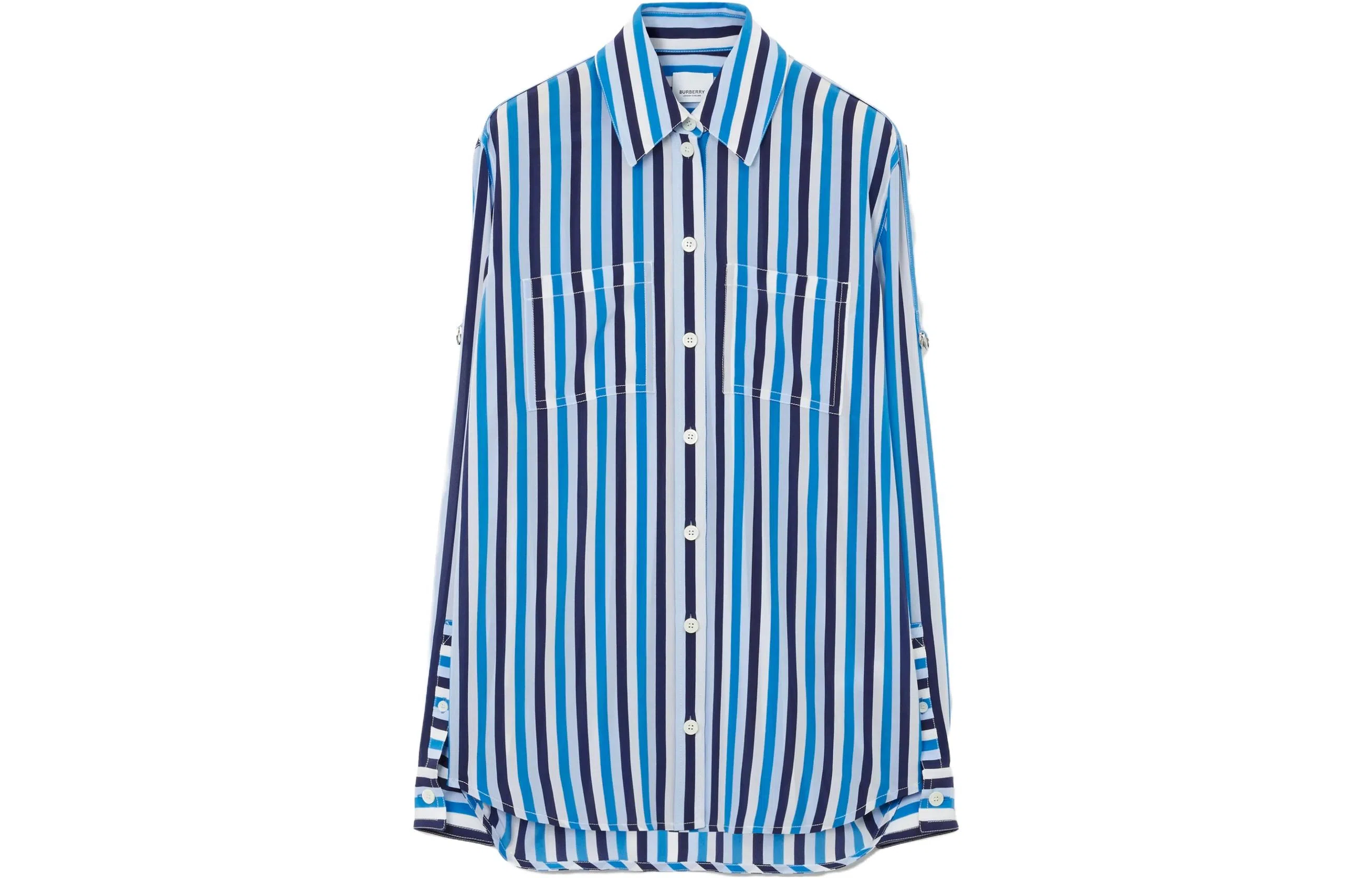 Burberry SS23 Striped Long Sleeve Shirt