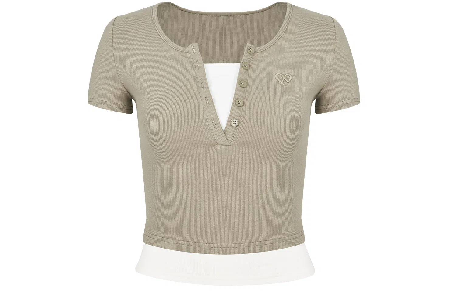 APEA V-Neck Layered T-Shirt Slim Fit