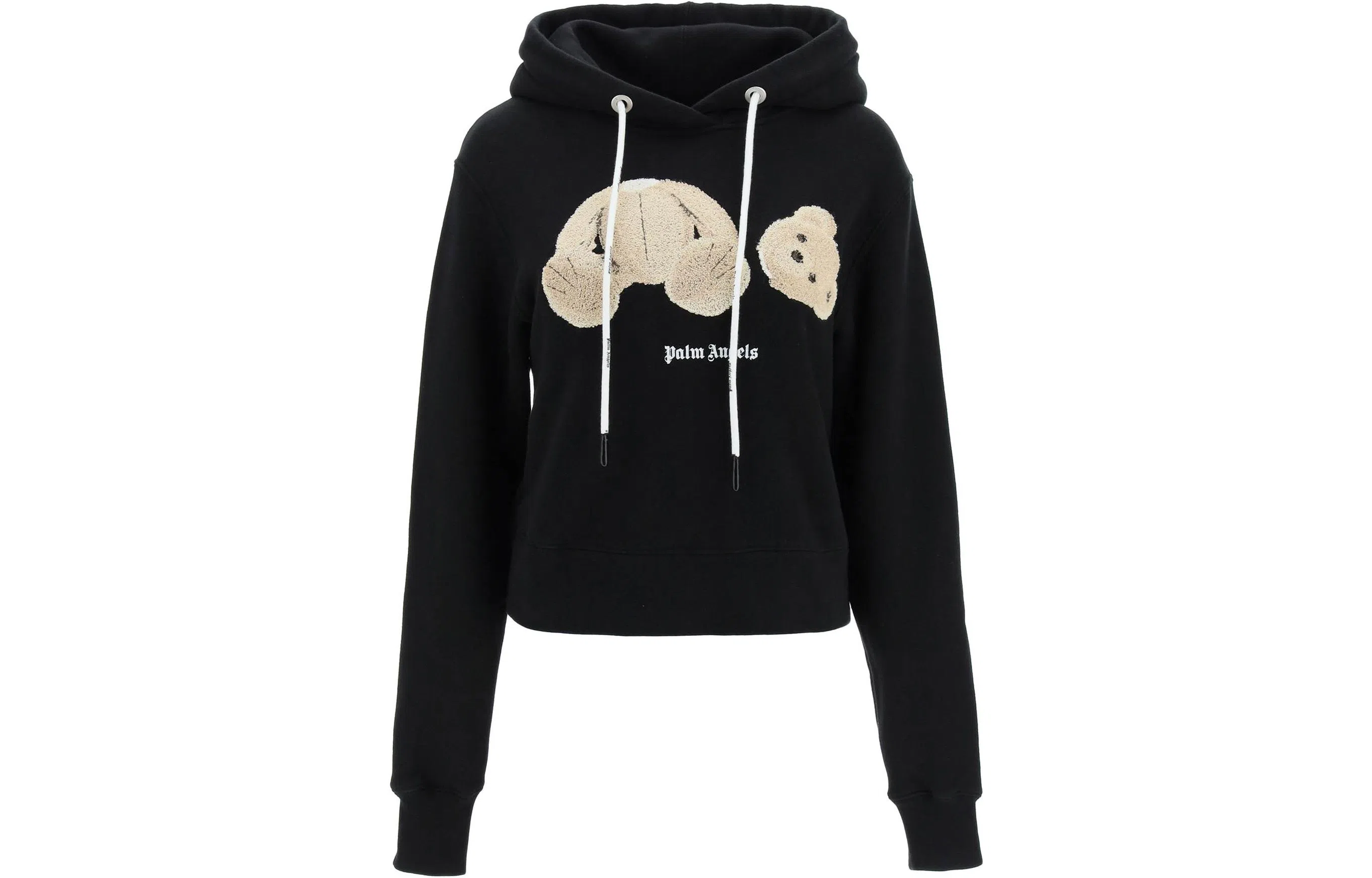 Palm Angels SS22 Animal Embroidered Hoodie Black
