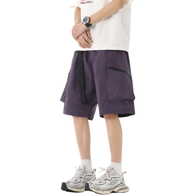 Zofeili Vintage Workwear Shorts