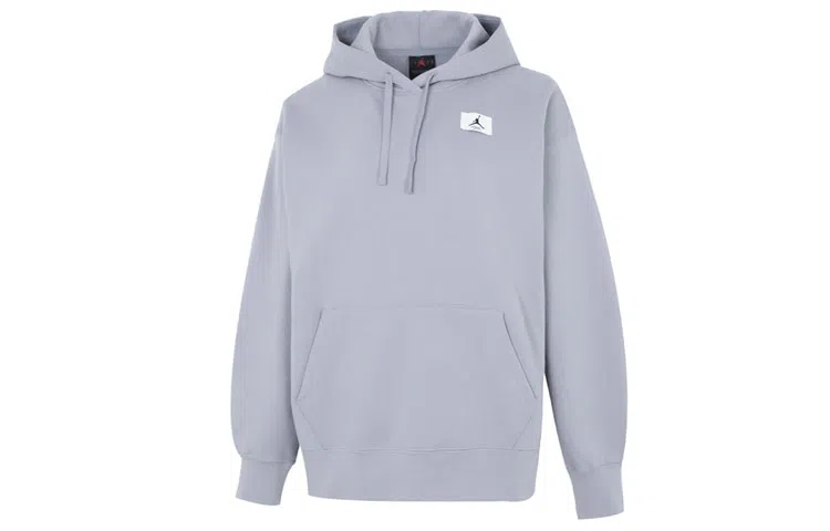 Jordan W J Flight Fleece Hoodie Grey