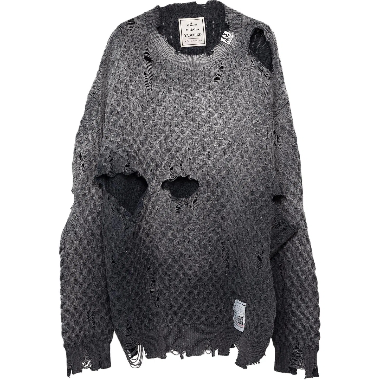 Maison Mihara Yasuhiro FW24 Black Sweater