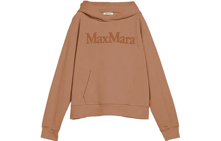 'S MAX MARA Hoodie Camel
