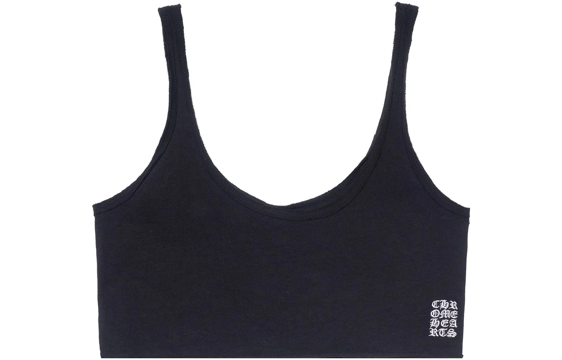 Chrome Hearts Logo Embroidered Tank Black