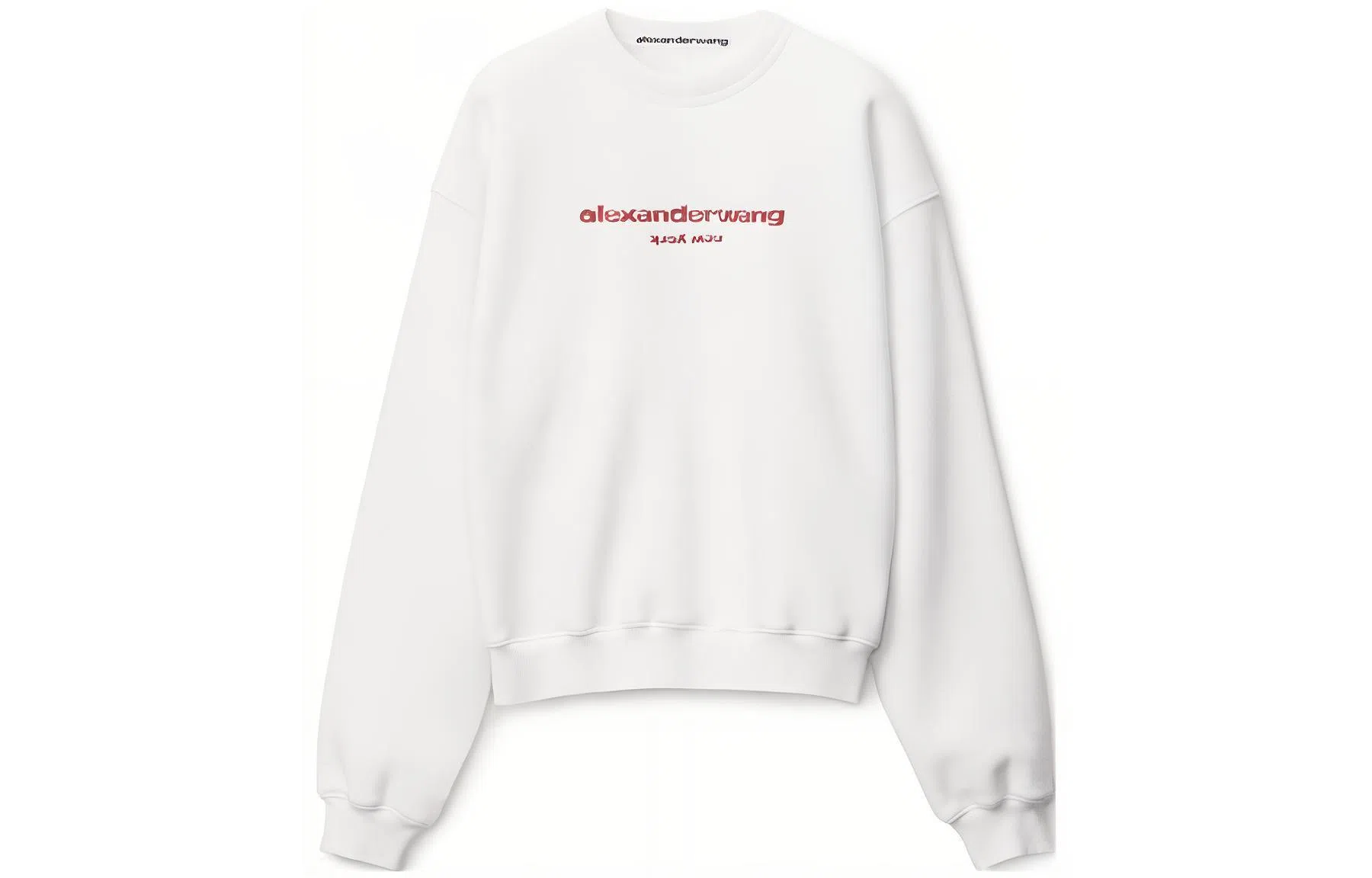 Alexander Wang SS22 White Sweatshirt