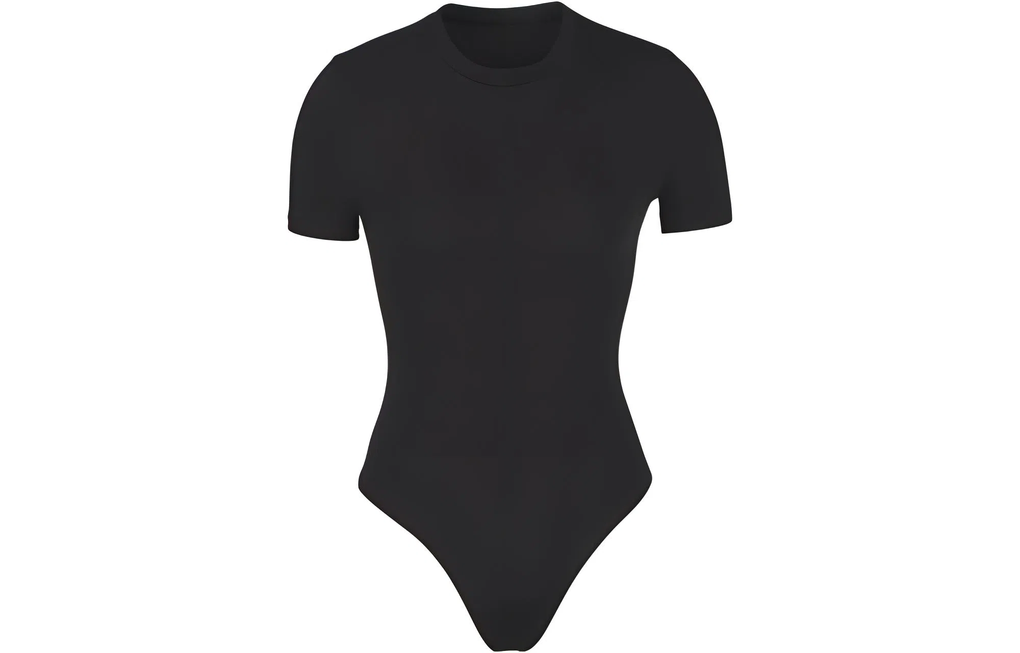 SKIMS Cotton Jersey Bodysuit Onyx