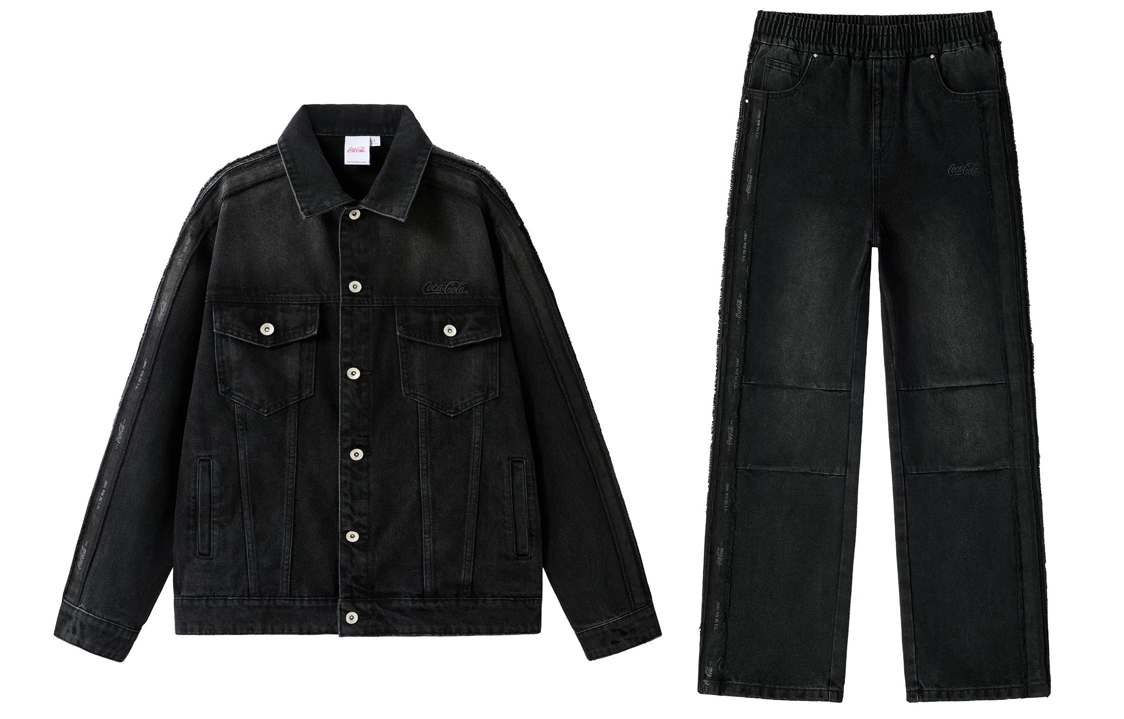 Coca-Cola Denim Set Black