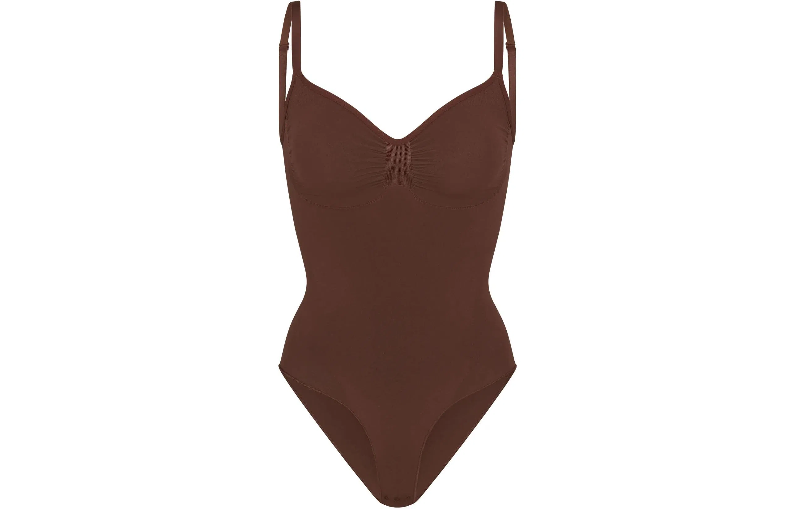 SKIMS Seamless Sculpt Brief Bodysuit Cocoa