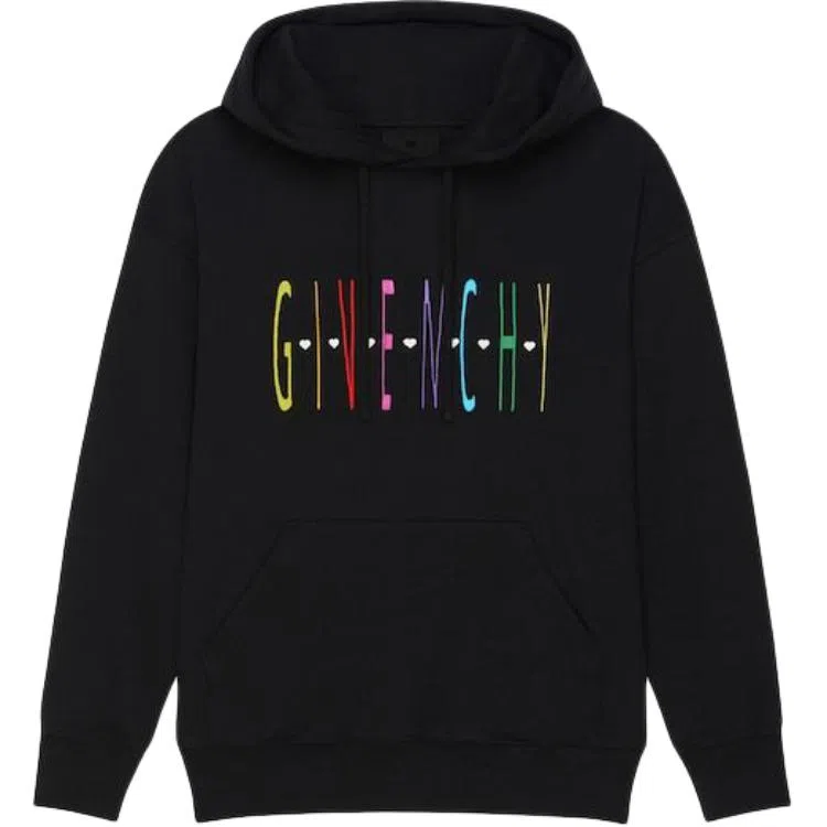 Givenchy SS23 Logo Hoodie Black
