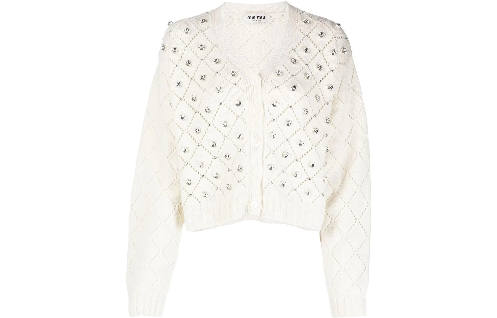 Miu Miu SS22 V-Neck Knit Sweater