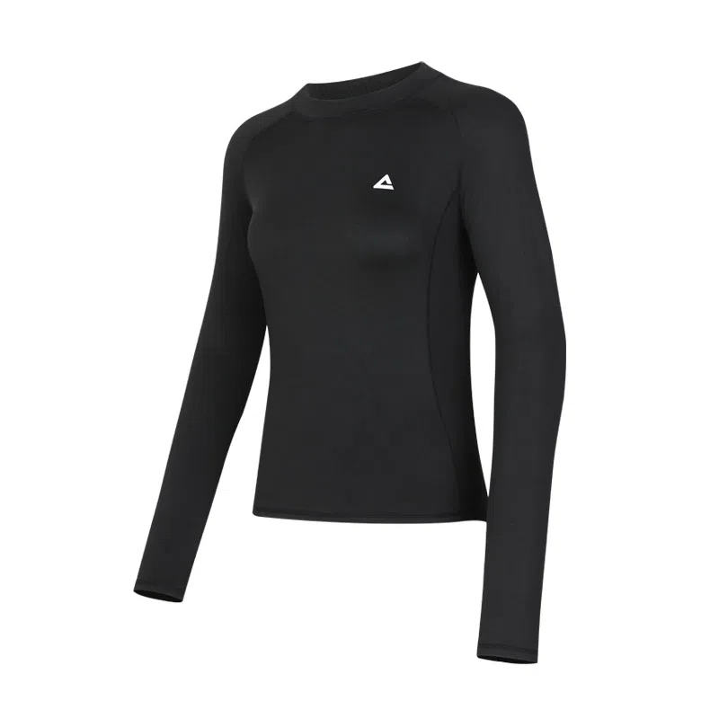 匹克 纯色圆领长袖卫衣 女款