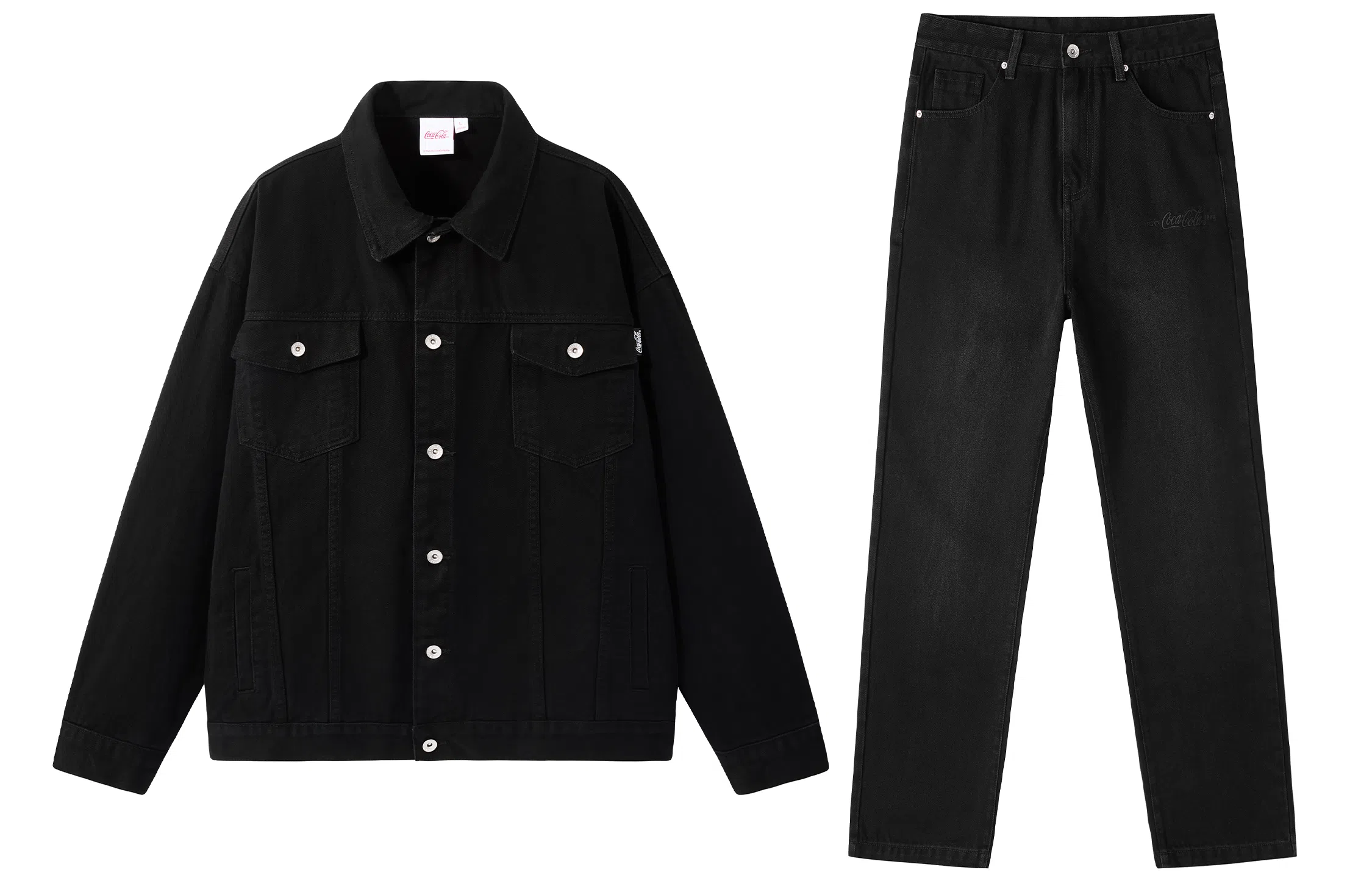 Coca-Cola Vintage Washed Denim Jacket Set