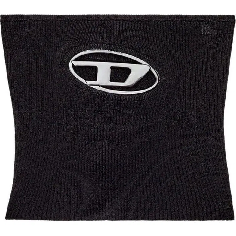 DIESEL OVAL-D Logo Cutout Bustier