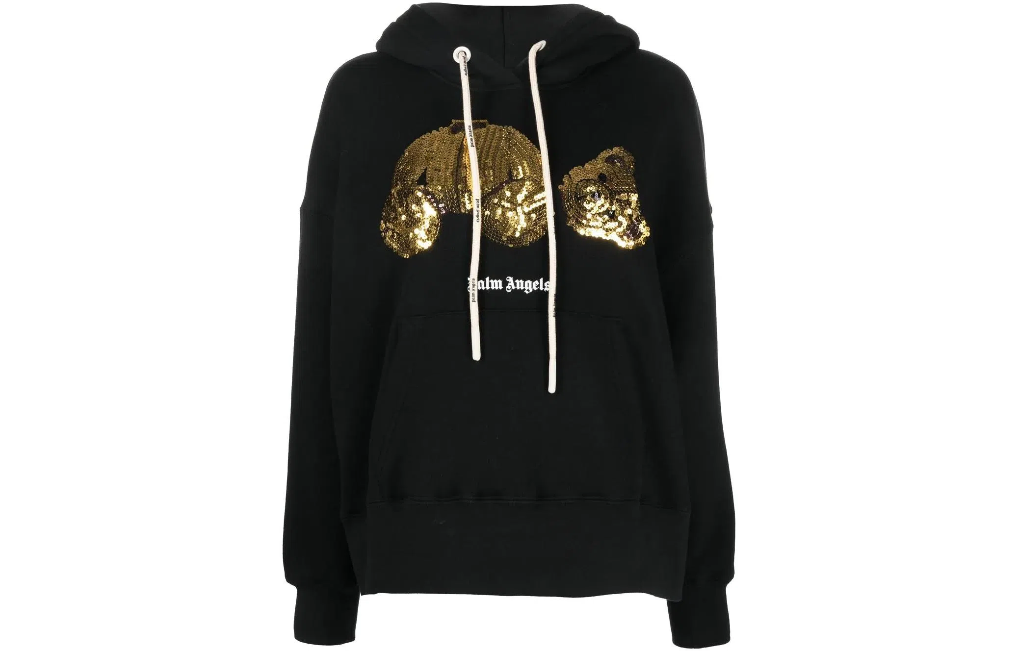 Palm Angels Bear Hoodie Black