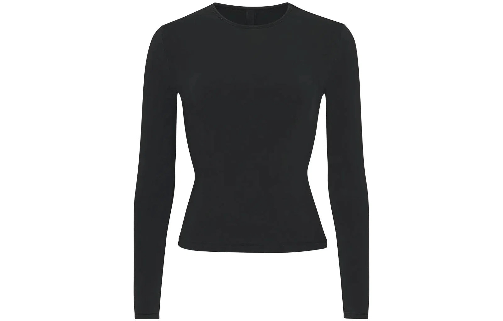 SKIMS NEW VINTAGE CROPPED LONG SLEEVE T-SHIRT T ONYX