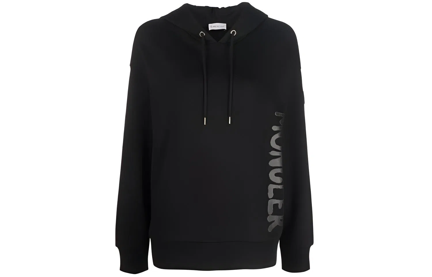 Moncler FW22 Logo Hoodie Black