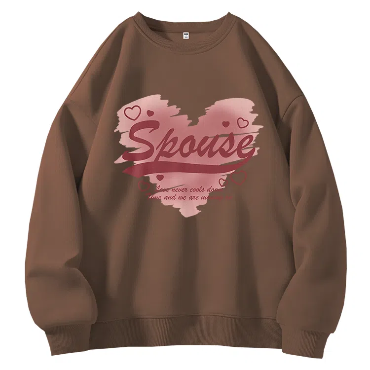 棉致 通勤简约气质卫衣 女