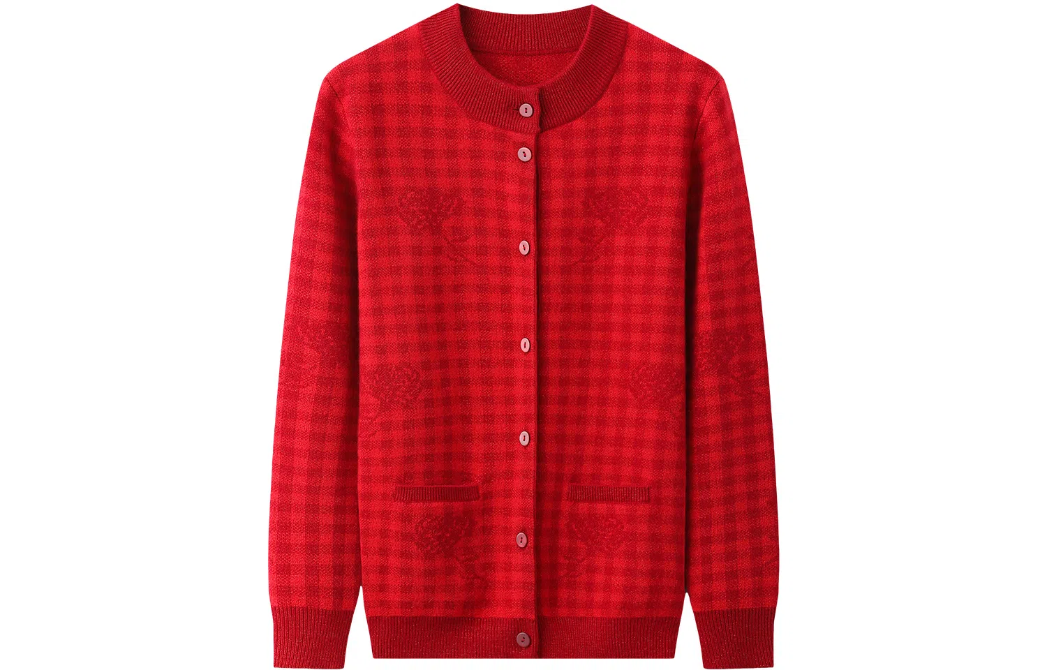 恒源祥 厚款设计保暖针织羊绒衫 女款